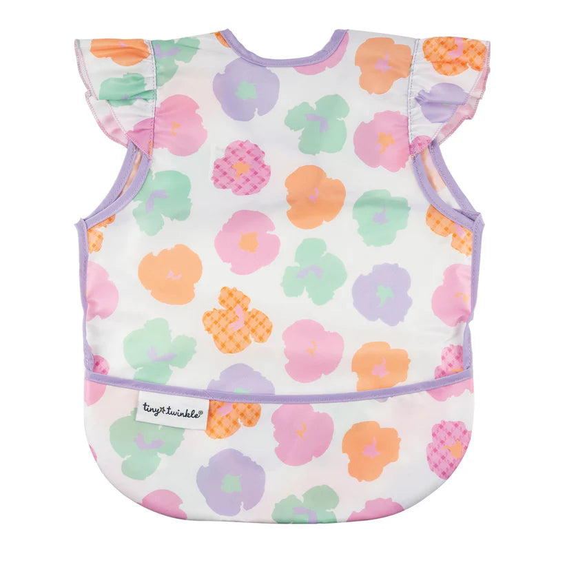 Mess Proof Apron Bib FLORAL POP