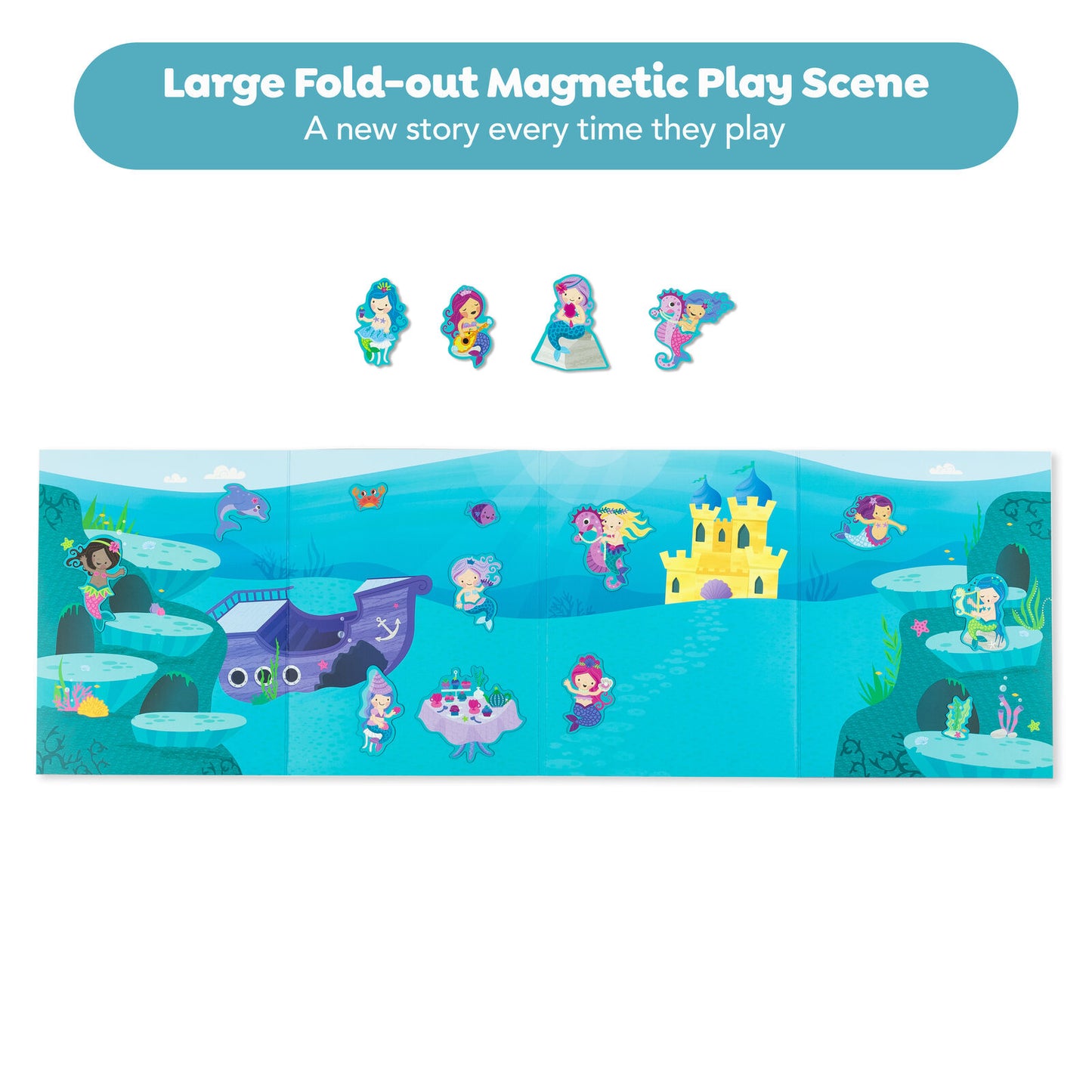 Magnetic Carry Book MERMAID COVE