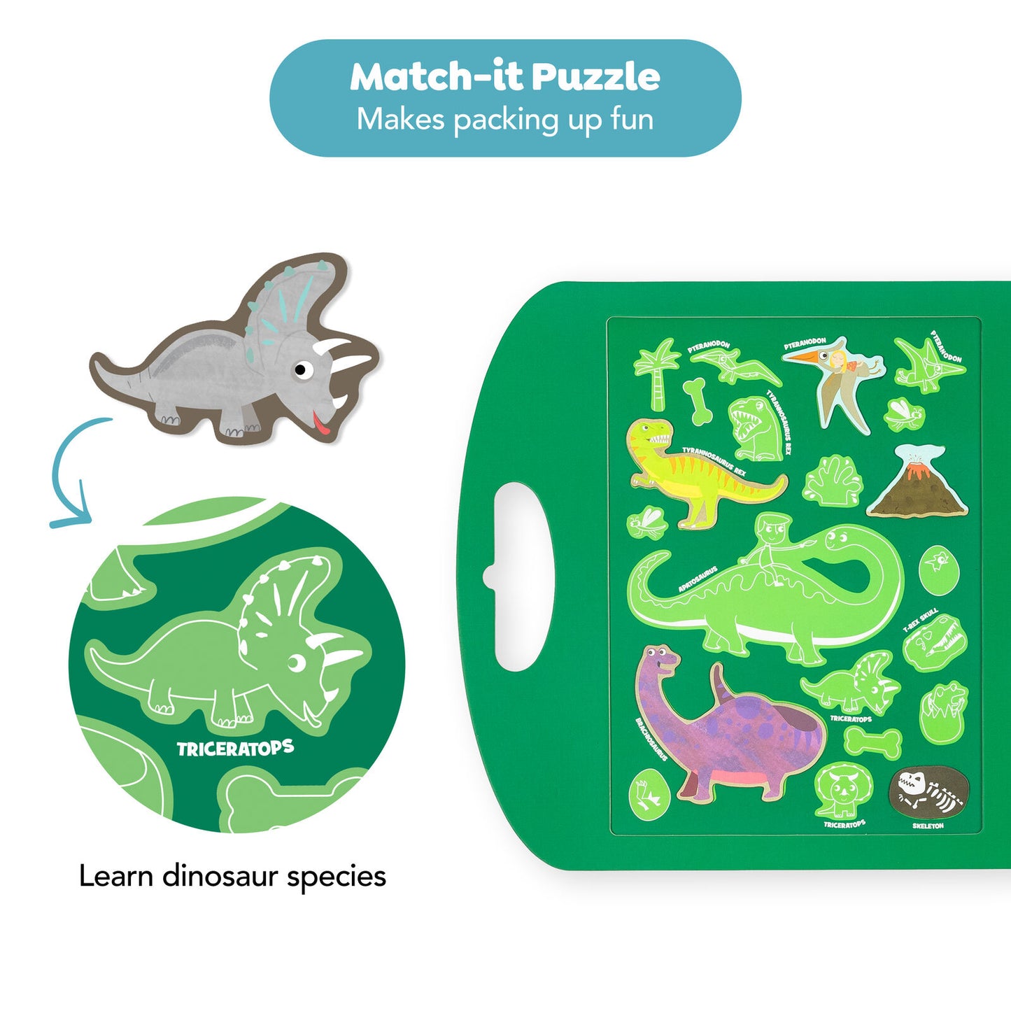 Magnetic Carry Book DINO WORLD