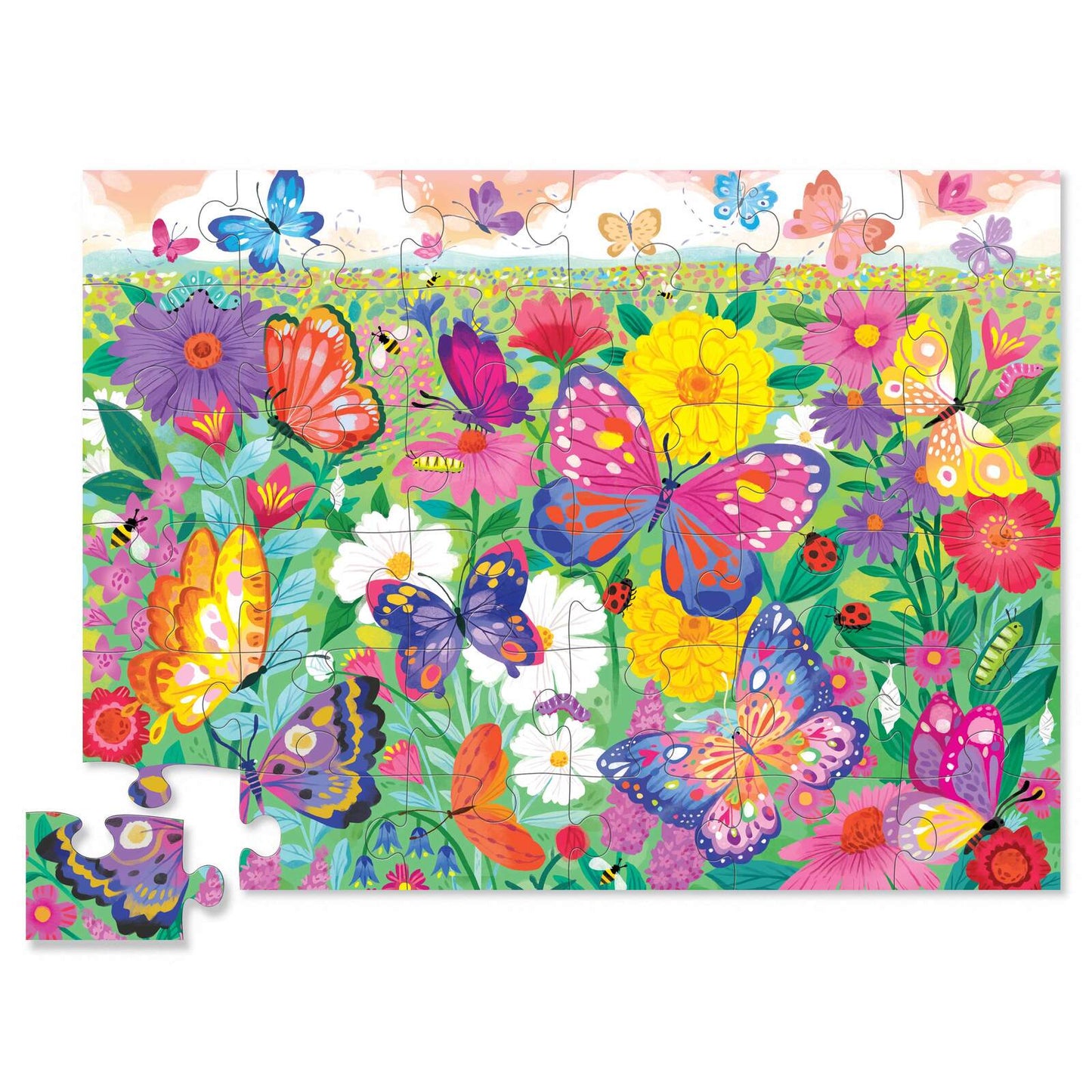 Floor Puzzle 36pc BUTTERFLY GARDEN