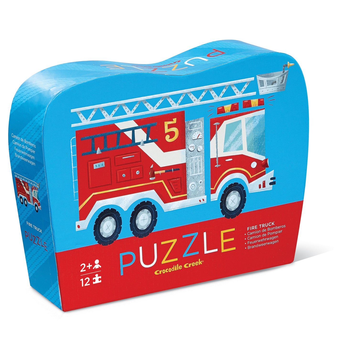 Mini Puzzle 12pc Fire Truck