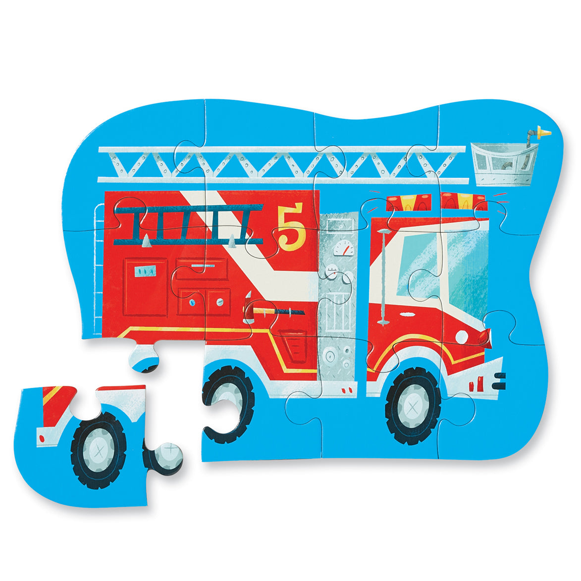 Mini Puzzle 12pc Fire Truck