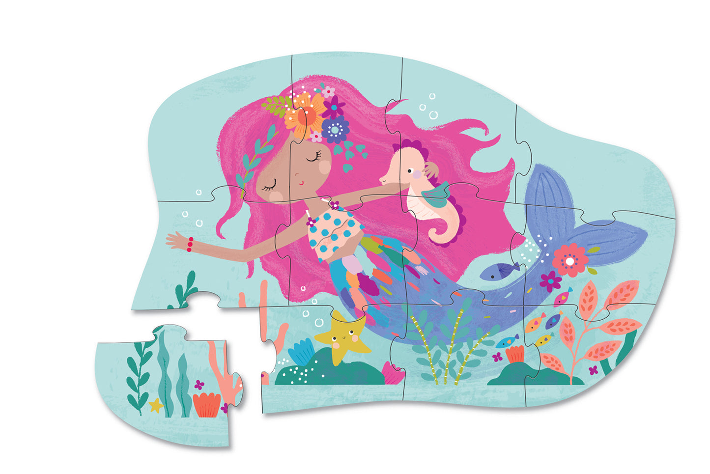 Mini Puzzle 12pc MERMAID DREAMS