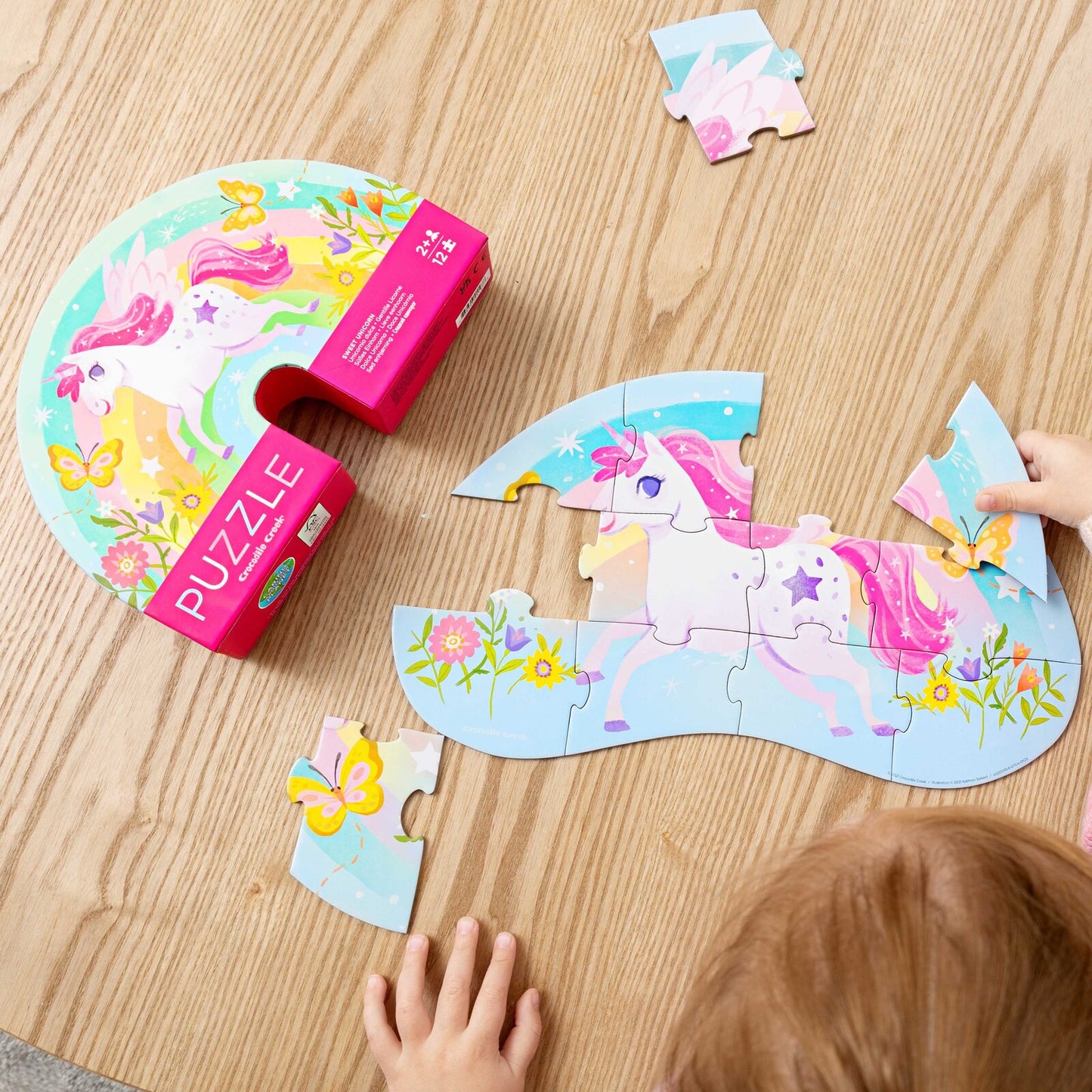 Mini Puzzle 12pc Sweet Unicorn