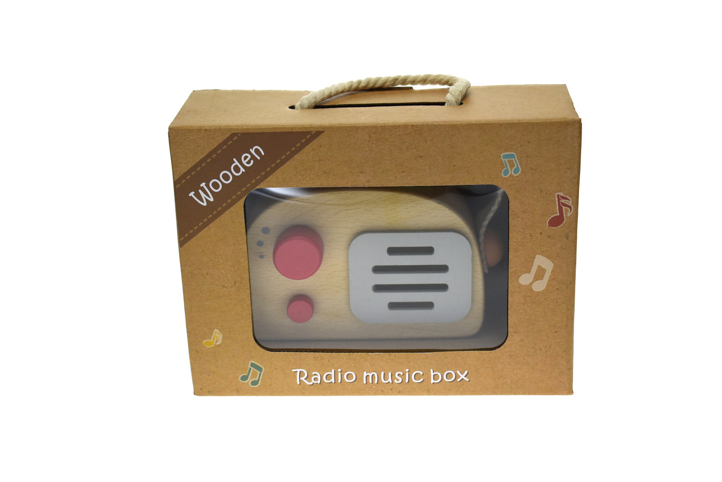 Wooden Radio Music Box