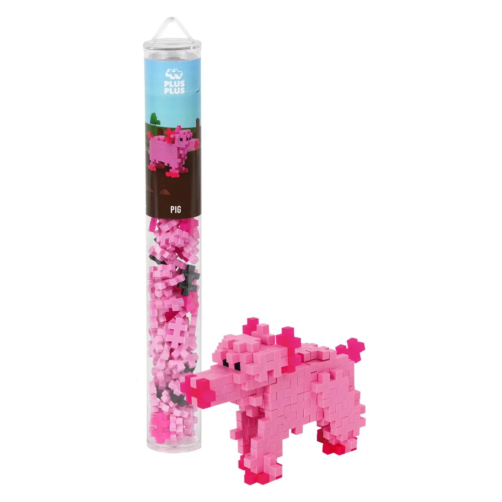 Plus Plus PIG 100pc Tube