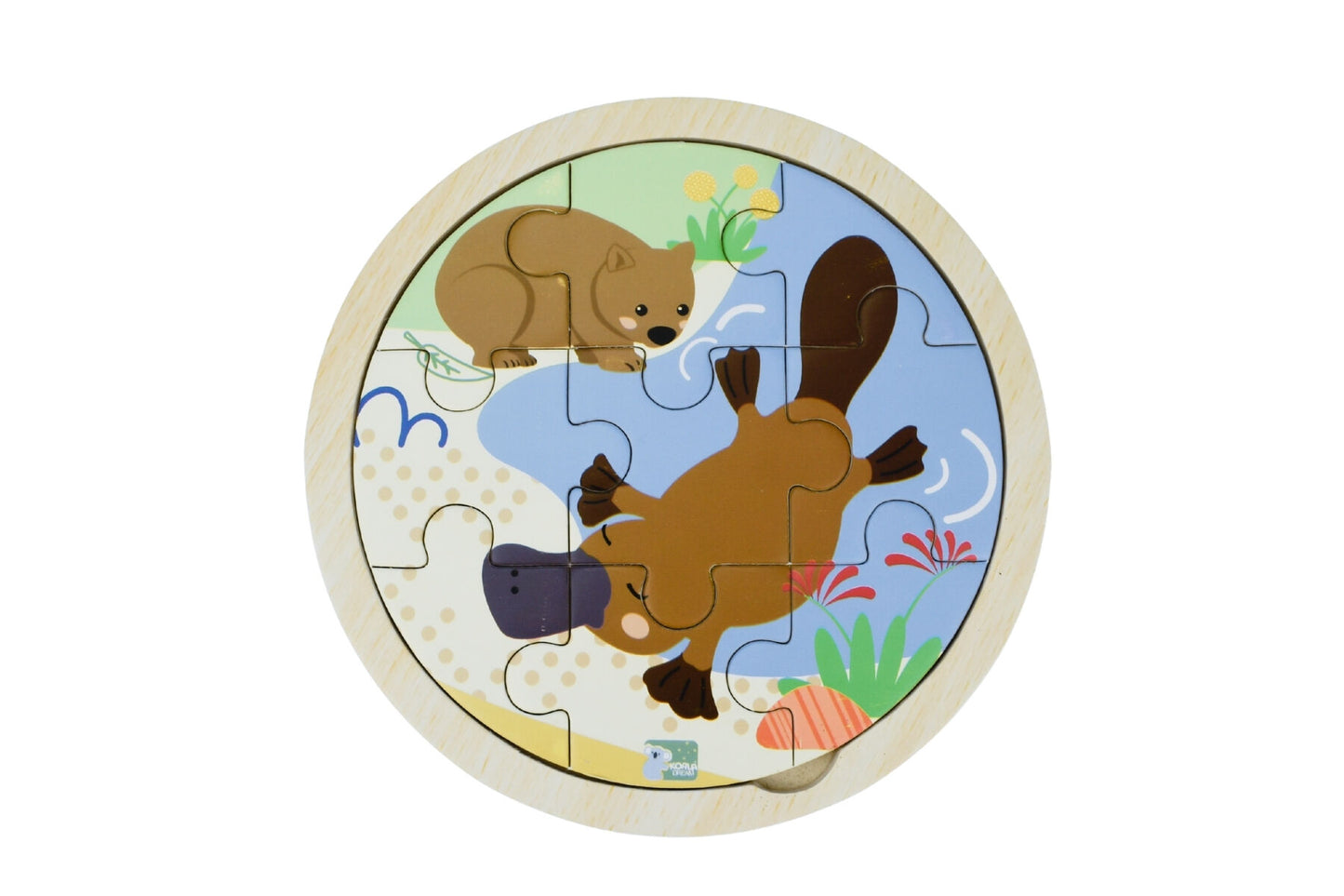 Wooden 9PCS Jigsaw Puzzle AUSTRALIAN ANIMALS
