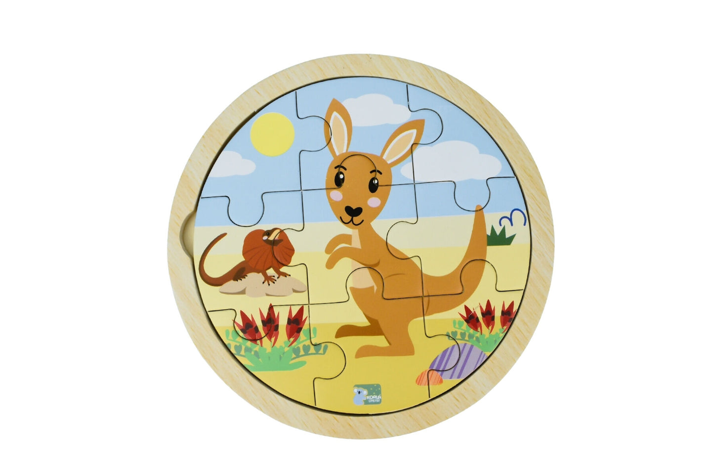 Wooden 9PCS Jigsaw Puzzle AUSTRALIAN ANIMALS
