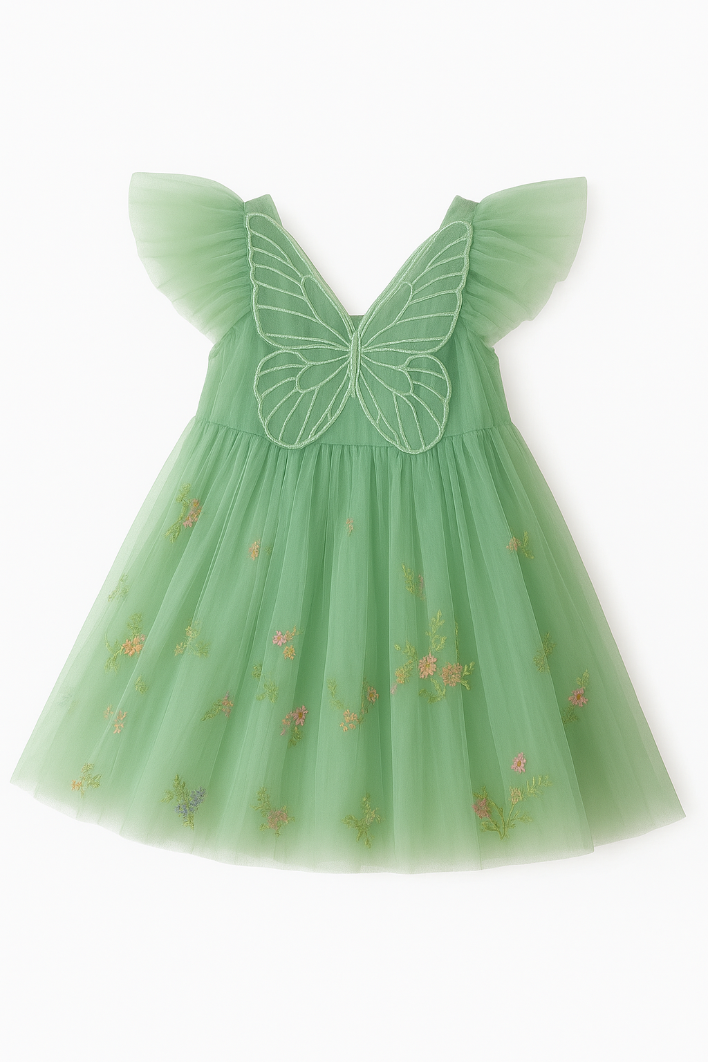 Butterfly Dress SAGE GREEN