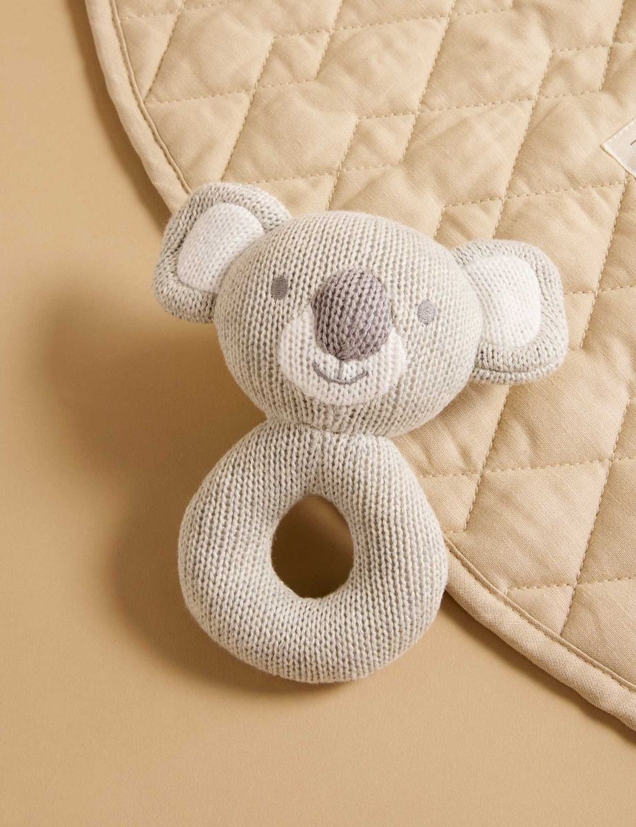 Knitted Koala Rattle