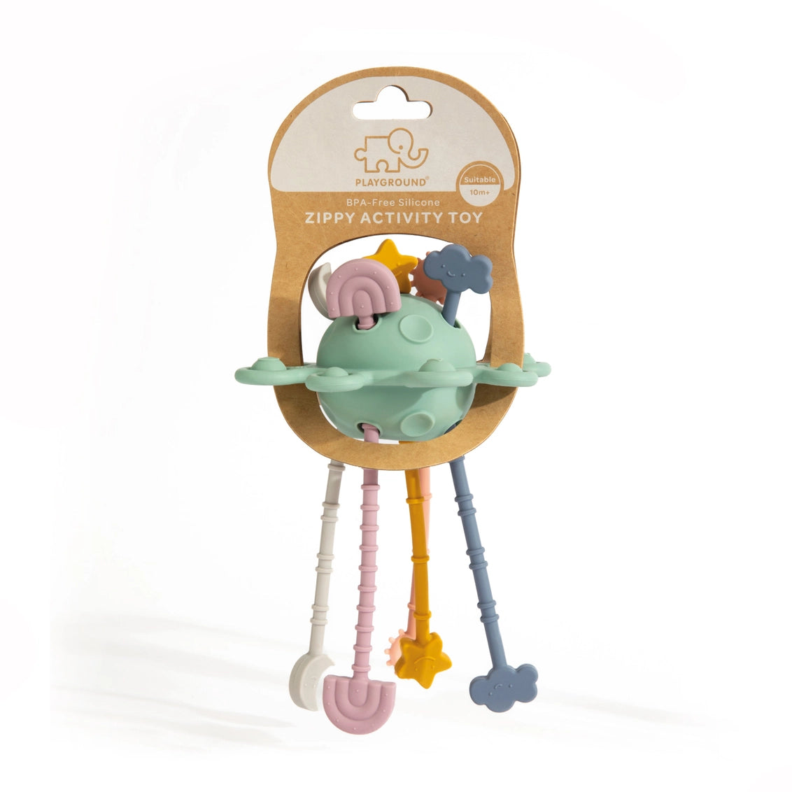 Silicone Zippy Pull String Activity Toy