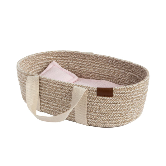 100% Cotton Rope Doll Moses Basket