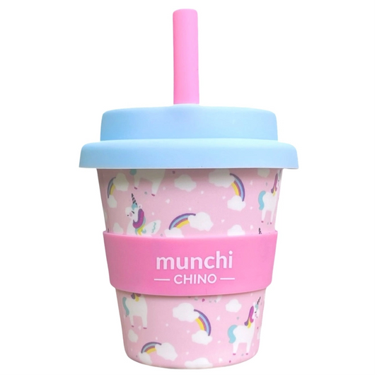 Babychino Cup with Straw UNICORN