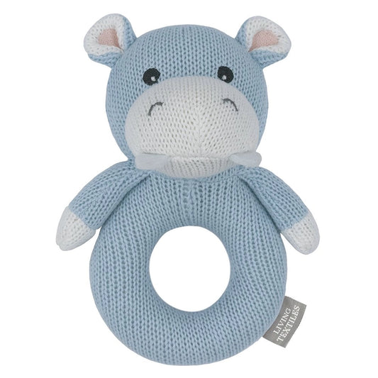 Henry Hippo Knitted Rattle