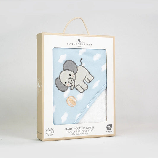 Organic Hooded Towel - Elephant