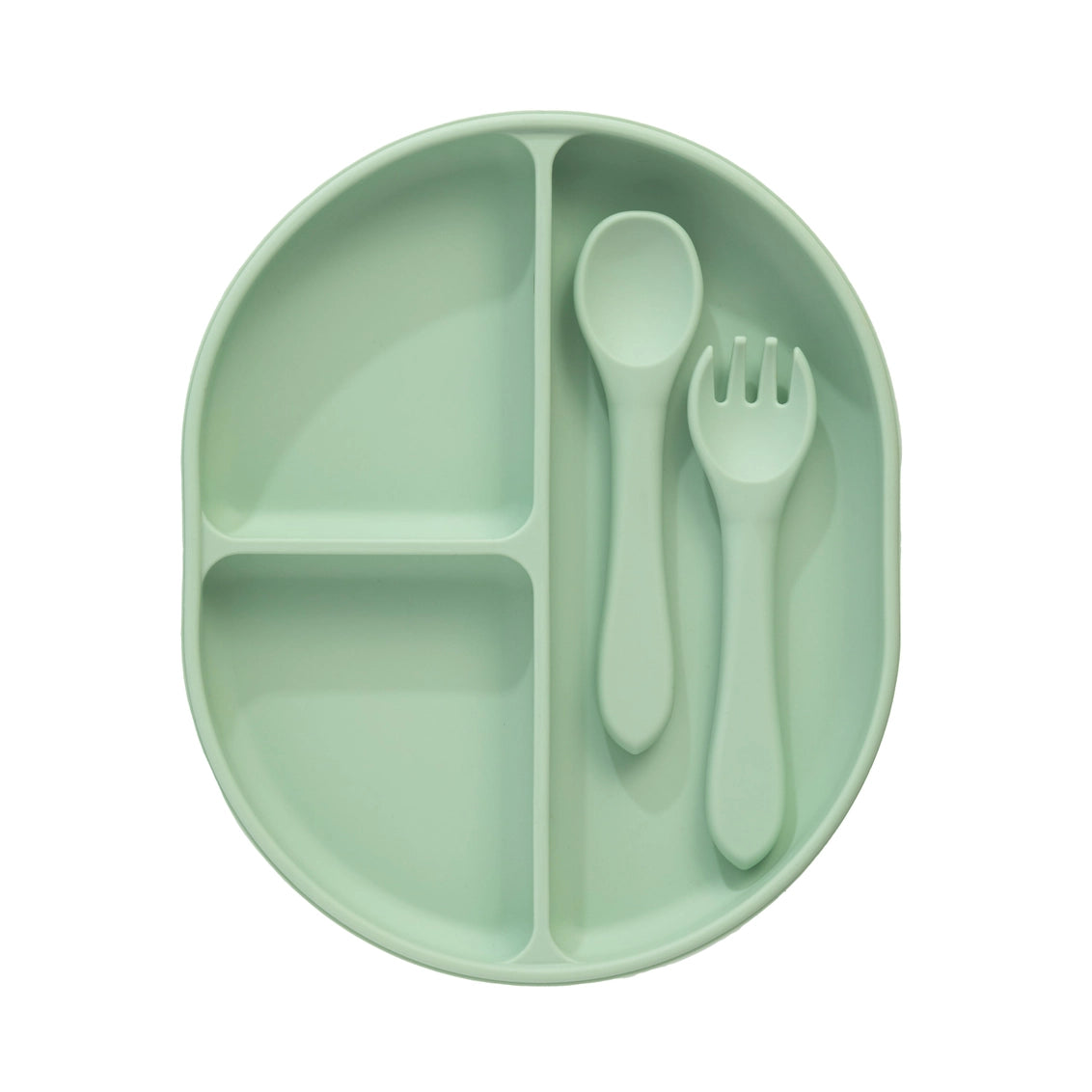 Silicone Feeding Set - LIGHT SAGE