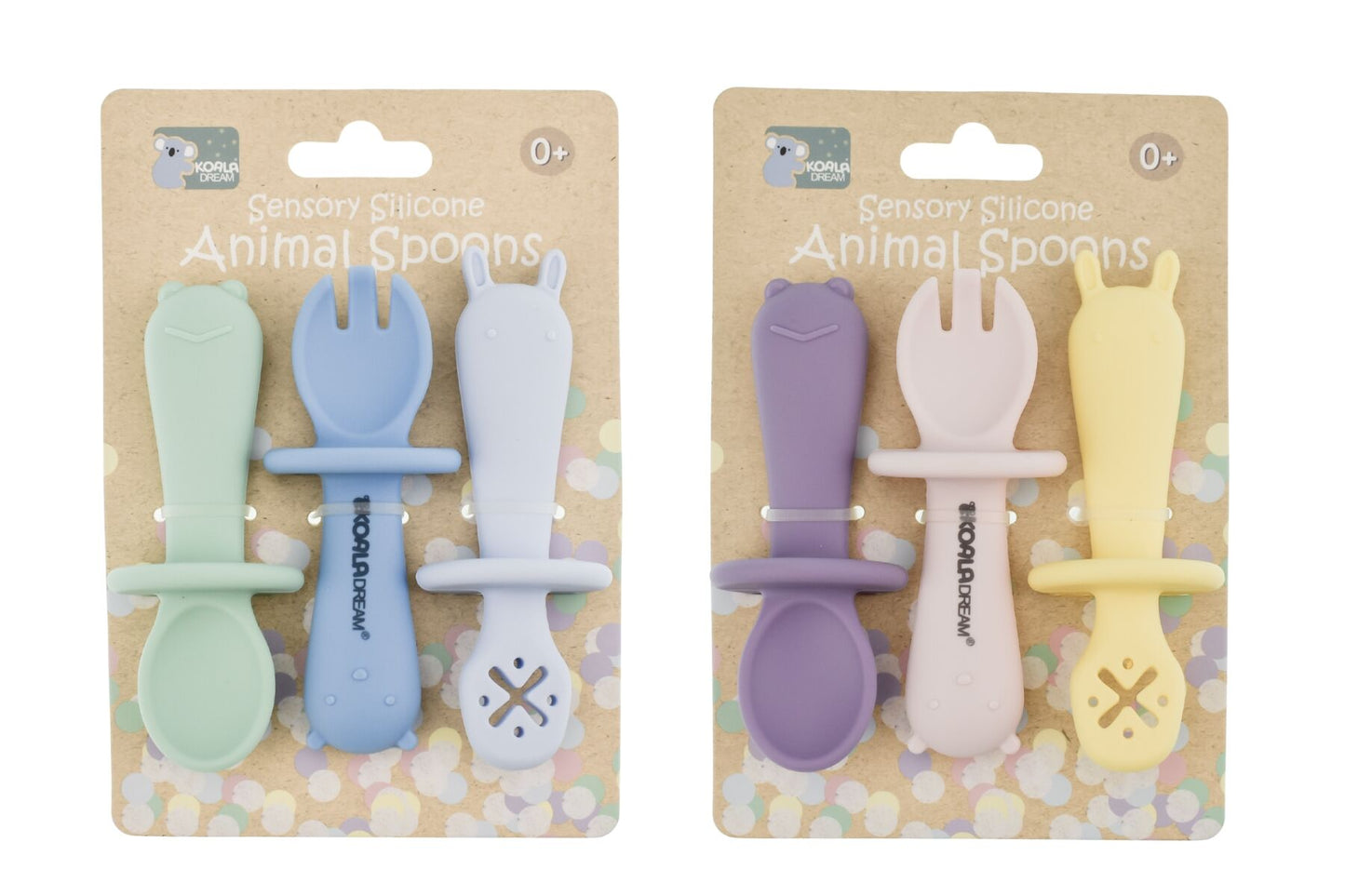 Silicone Animal Sensory Spoons