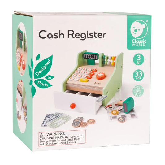 Wooden Cash Register