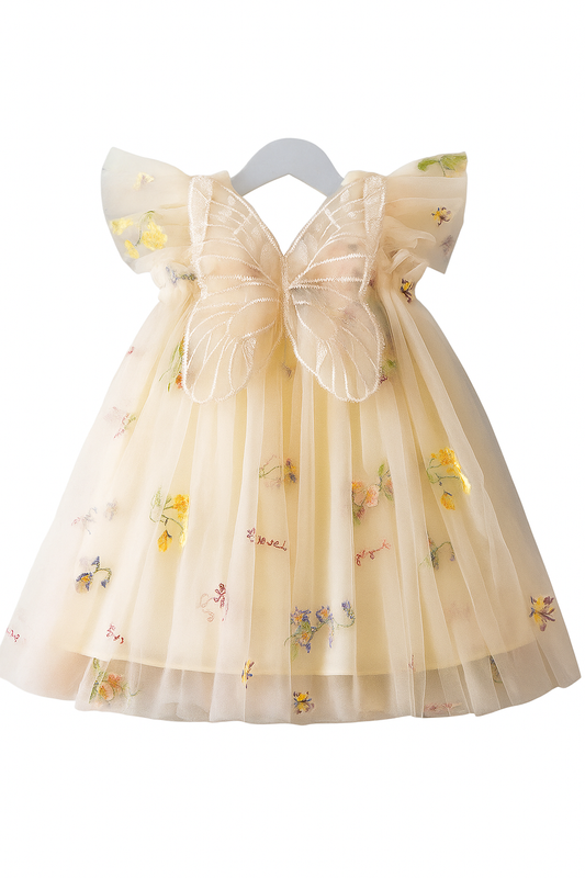 Butterfly Dress CHAMPAGNE
