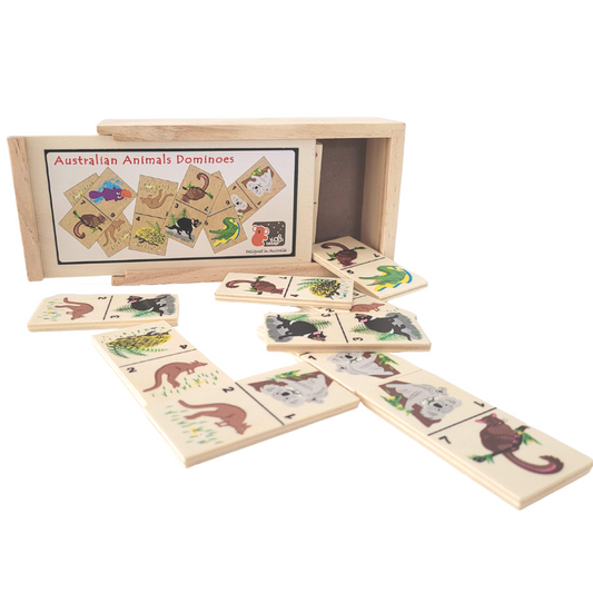 Australian Animal Dominoes Game