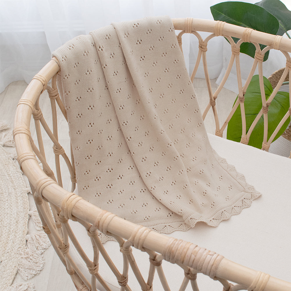 Cotton and Bamboo Heirloom Blanket
