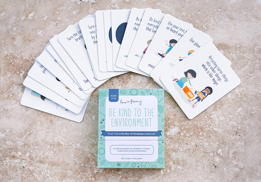 Be Kind to the Environment Cards and Memory Game