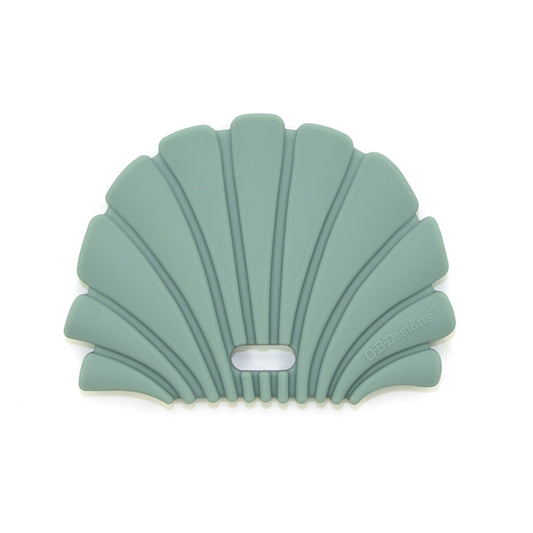 Teal Coloured Shell Teether