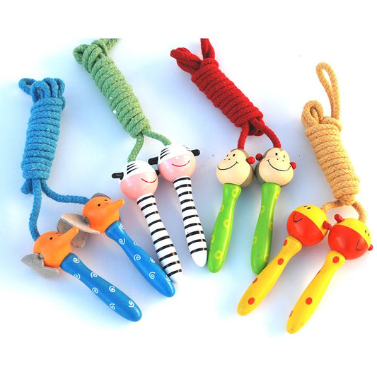 Wooden Animal Skipping Rope