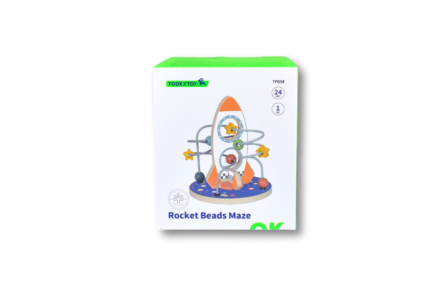 Wooden Rocket Beads Maze