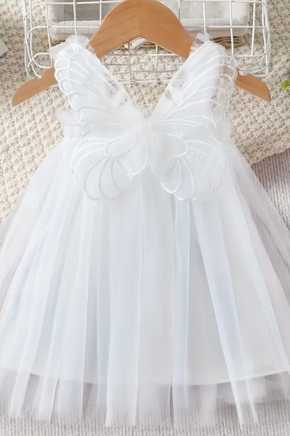 Butterfly Dress WHITE