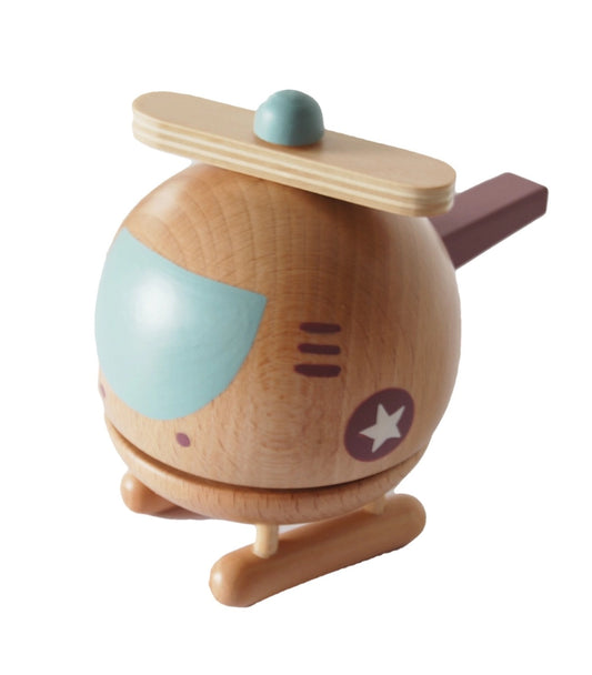 Wooden Musical Helicopter