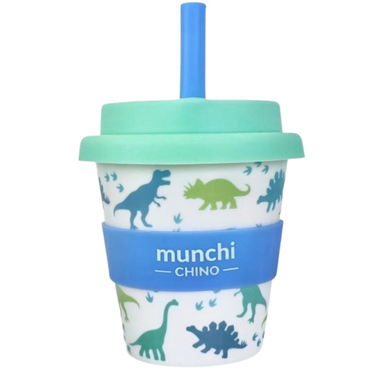 Babychino Cup with Straw DINOSAUR