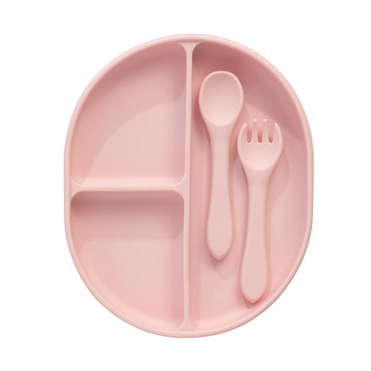 Silicone Feeding Set - LIGHT PINK