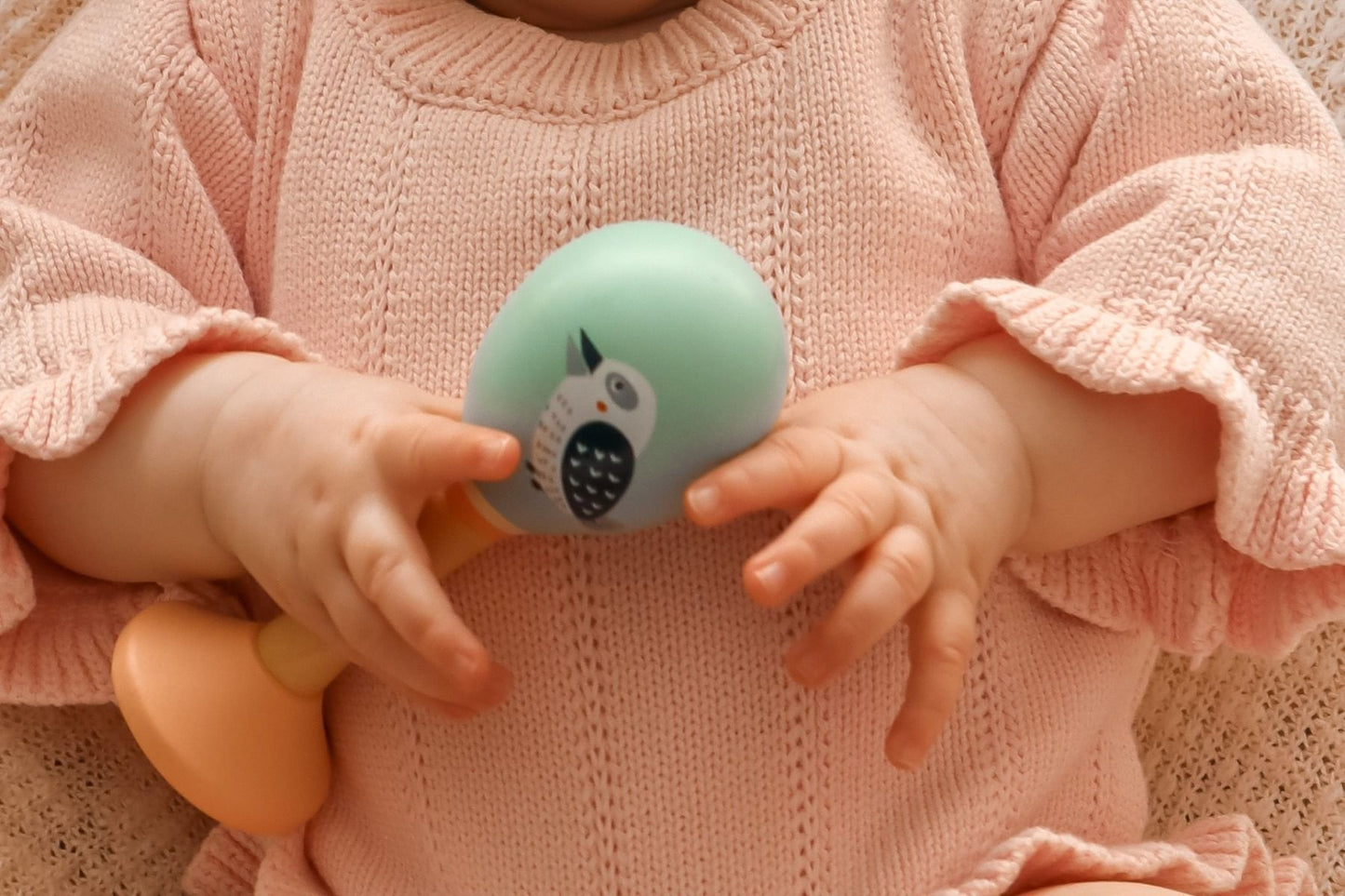 Wooden Kookaburra Maraca & Waratah Jingle Stick Musical Set